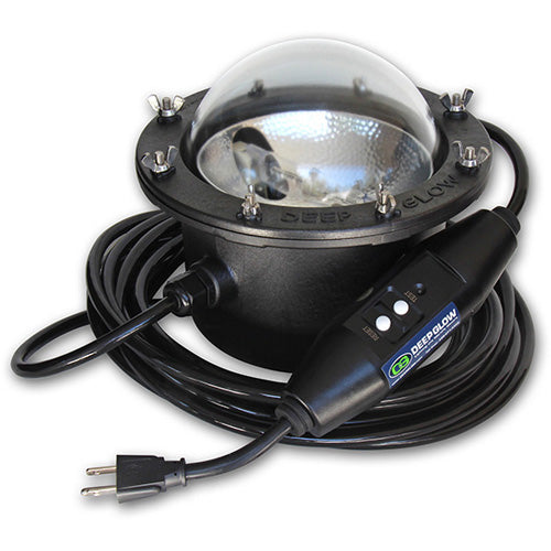 Deep Glow Underwater Dock Light - Clear Bulb with 60' Cord