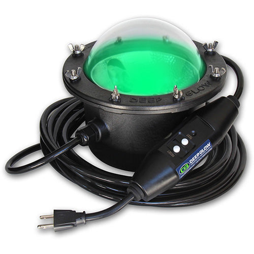 Deep Glow Underwater Dock Light - Green Bulb with 40' Cord