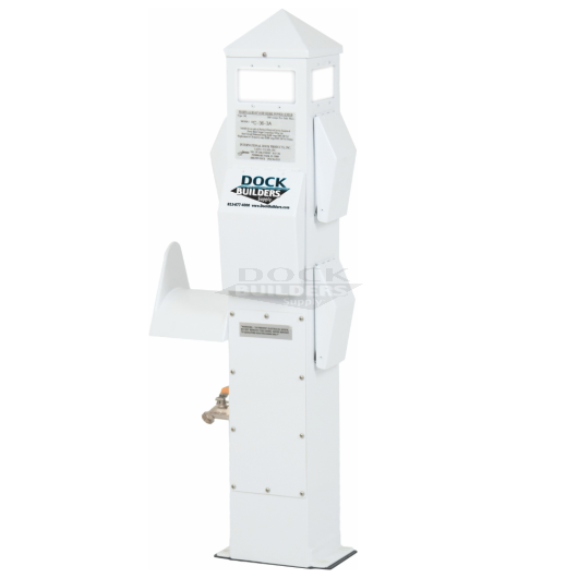 Slimline Dockside Power Pedestal 30A/20A