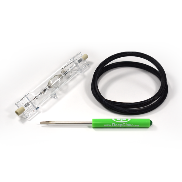 Blue Replacement Bulb Kit for Deep Glow High Intensity Underwater Dock Light (Includes Metal Halide Bulb & O-Ring)