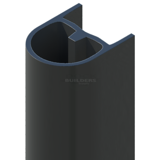 4′ Flexmaster Dock Fender Rubrail Black, Unmounted