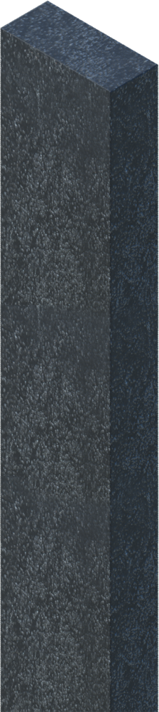 Recycled Plastic Lumber, 2" x 4" x 6' Long, for mounting Flexmaster dock fenders