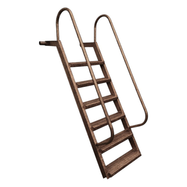 6-Step Wet Steps Dock Ladder – Hammered Copper Vein Powder Coat Finish (BOXED)