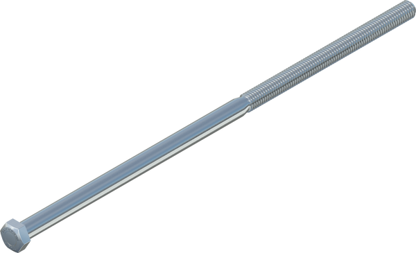 1/2" x 14" Hex Bolt, Stainless Steel