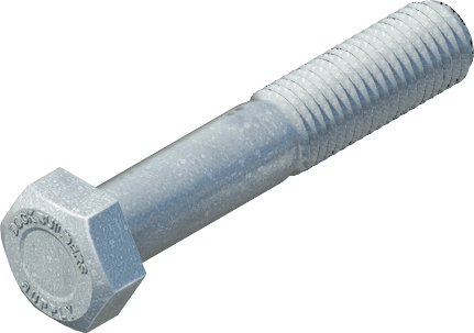 3/4" x 4" Hex Bolt, Galvanized