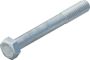 3/8" x 3" Hex Bolt, Galvanized