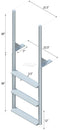Finger Pier Straight Ladder