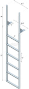 Finger Pier Straight Ladder