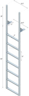 Finger Pier Straight Ladder