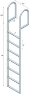 Floating Dock Finger Pier Lift Ladder