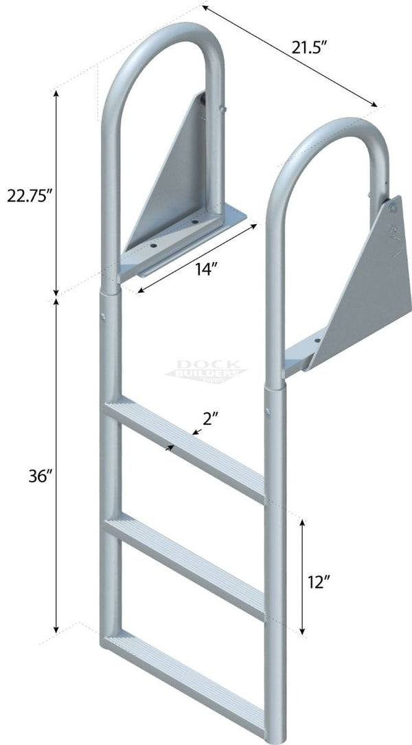 3 Step Swing Ladder with 2" Standard Steps
