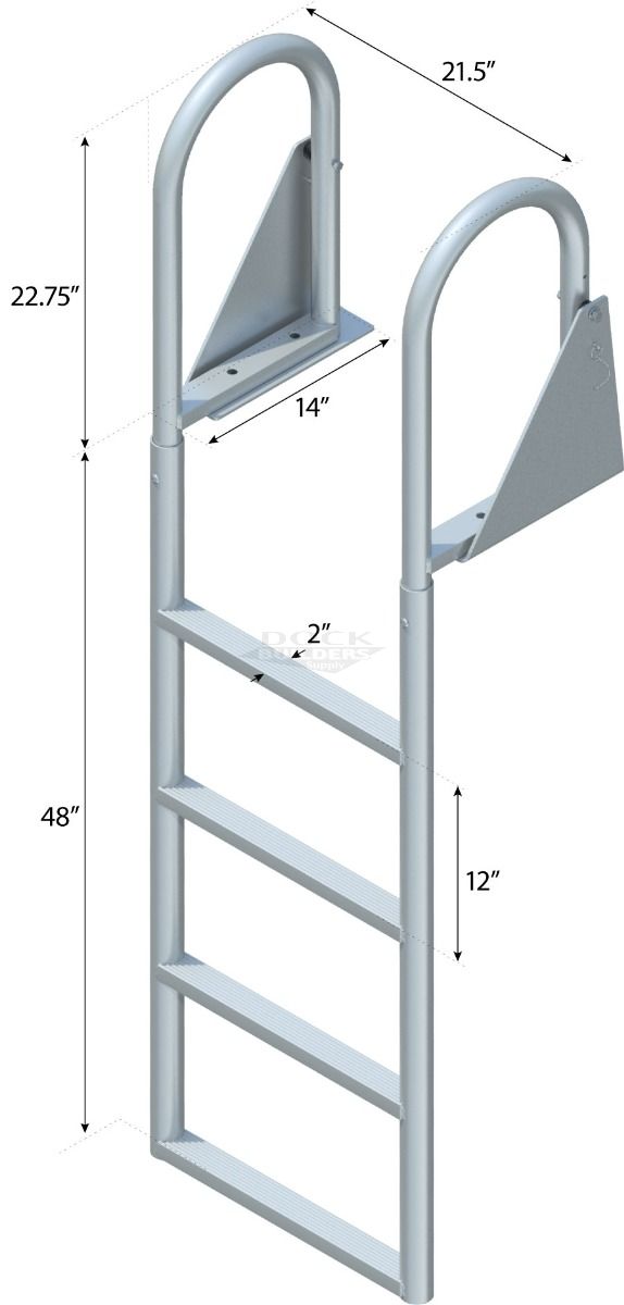 4 Step Swing Ladder with 2" Standard Steps