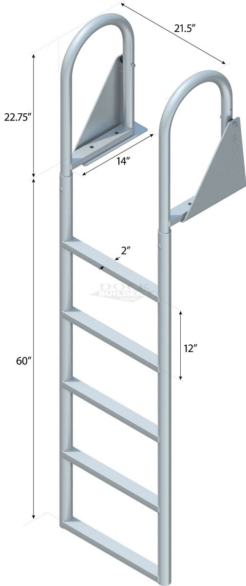 5 Step Swing Ladder with 2" Standard Steps