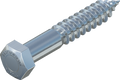 1/2" x 3" Hex Lag Bolt, Stainless Steel
