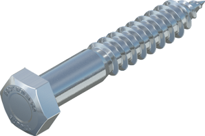 1/2" x 3" Hex Lag Bolt, Stainless Steel