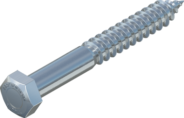 1/2" x 4" Hex Lag Bolt, Stainless Steel