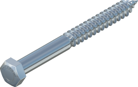 1/2" x 5" Hex Lag Bolt, Stainless Steel