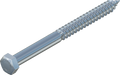 1/2" x 6" Hex Lag Bolt, Stainless Steel