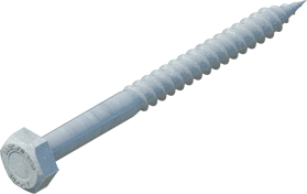 1/4" x 3" Hex Lag Bolt, Galvanized