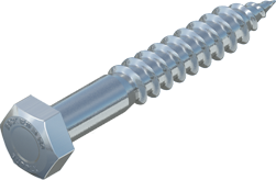 3/8" x 2-1/2" Hex Lag Bolt, Stainless Steel