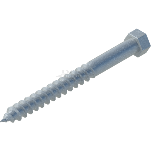 3/8" x 4" Hex Lag Bolt, Galvanized