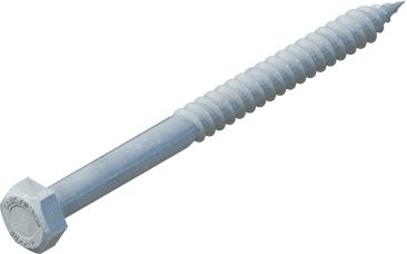 5/16" x 4" Hex Lag Bolt, Galvanized