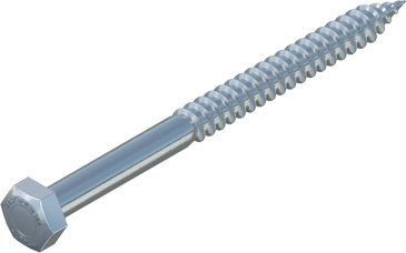 5/16" x 4" Hex Lag Bolt, Stainless Steel