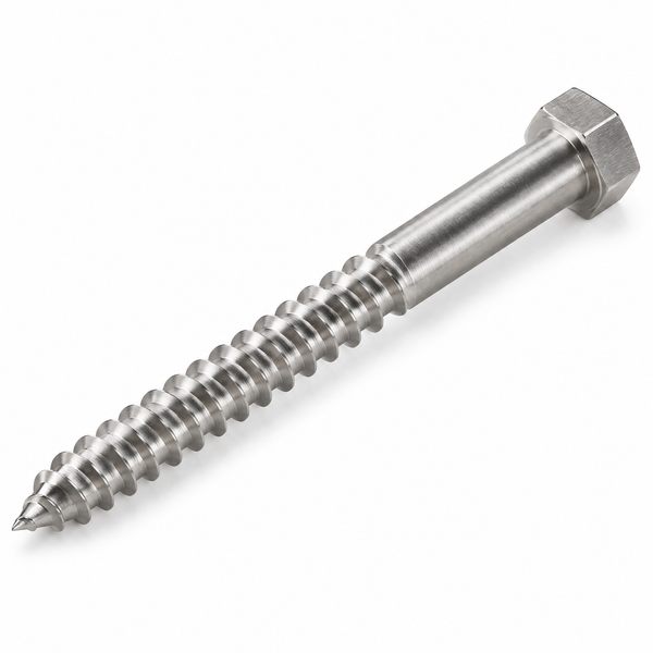 3/8" x 4" Hex Lag Bolt, Stainless Steel