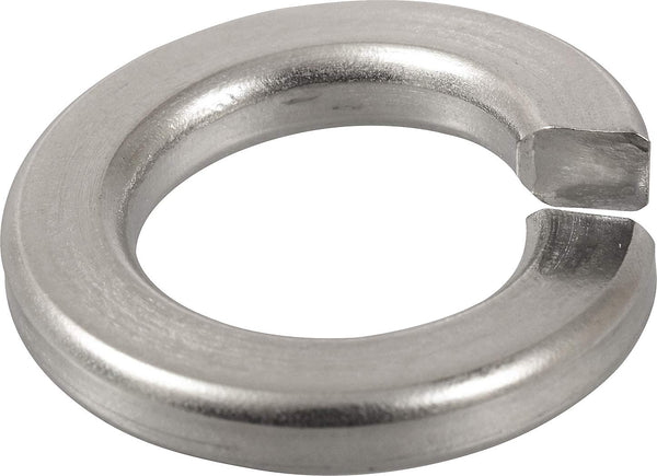 3/8" Round Lock Washer, Stainless Steel