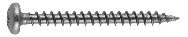 #10 x 2-1/2" 6-Lobe Pan Head Deck Screw, 305 Stainless, T25 Drive (1 piece)