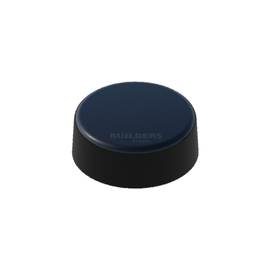 5" Black, Flat, Round, Piling Cap