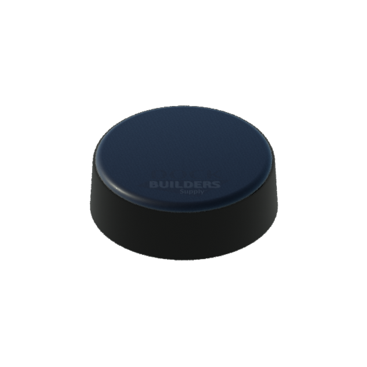 5-1/2" Black, Flat, Round, Piling Cap