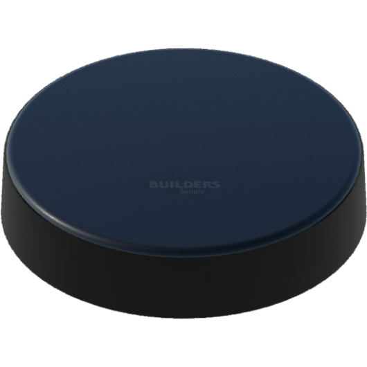11-1/2" Black, Flat, Round, Piling Cap