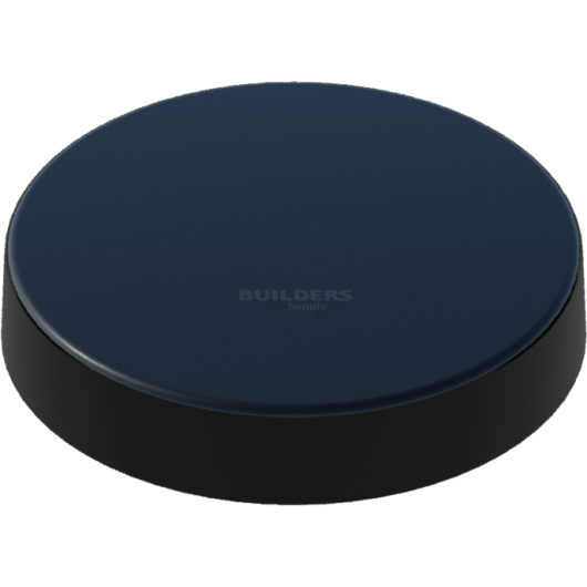 14-1/2" Black, Flat, Round, Piling Cap