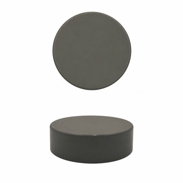 9" Dark Gray, Flat, Round, Piling Cap