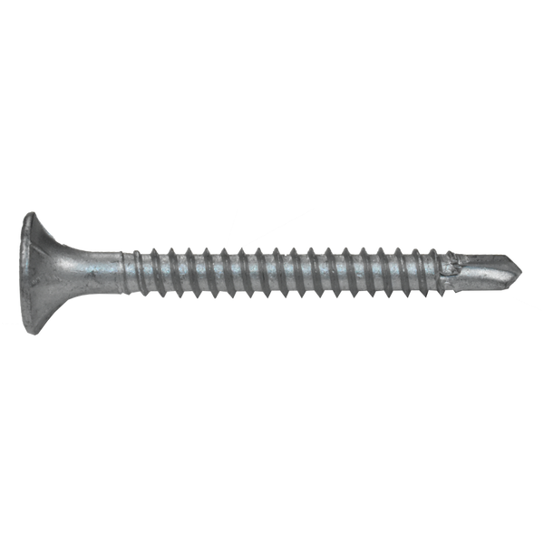 #8 x 1-5/8" Fiber-Cement Screws, 410 Stainless, #2 Square Drive (3,000 pieces)