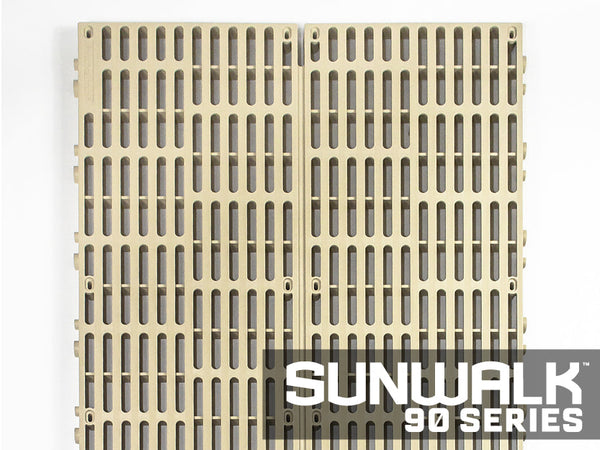SunWalk 90 Series Decking Panel 24" x 48", Oak (Beige)