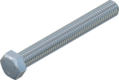 1/2" x 4" Hex Tap Bolt, Stainless Steel