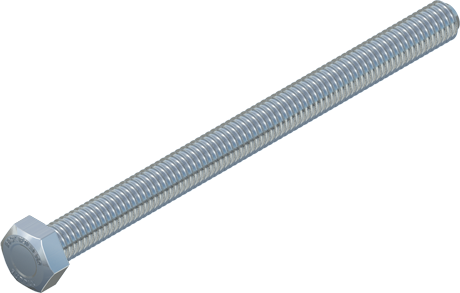 3/8" x 5" Hex Tap Bolt, Stainless Steel
