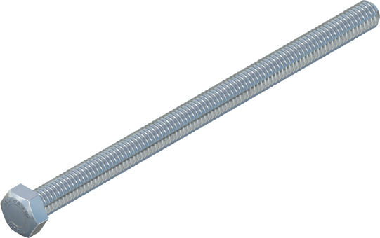 3/8" x 6" Hex Tap Bolt, Galvanized