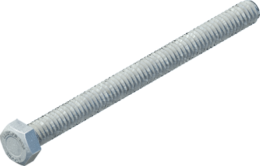 5/16" x 4" Hex Tap Bolt, Galvanized