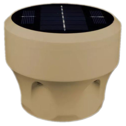 Solar Underglow Dock Light - Tan Fixture with White LED