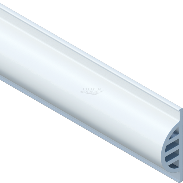Vinyl Dock Edging Rubrail Bumper 10′ White
