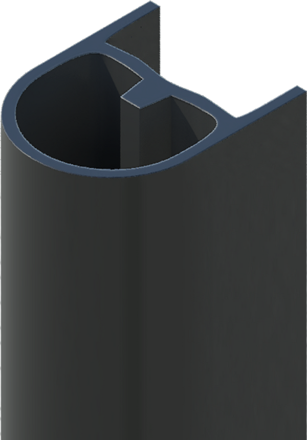 Flexmaster Dock Fender 10' Long Black, unmounted
