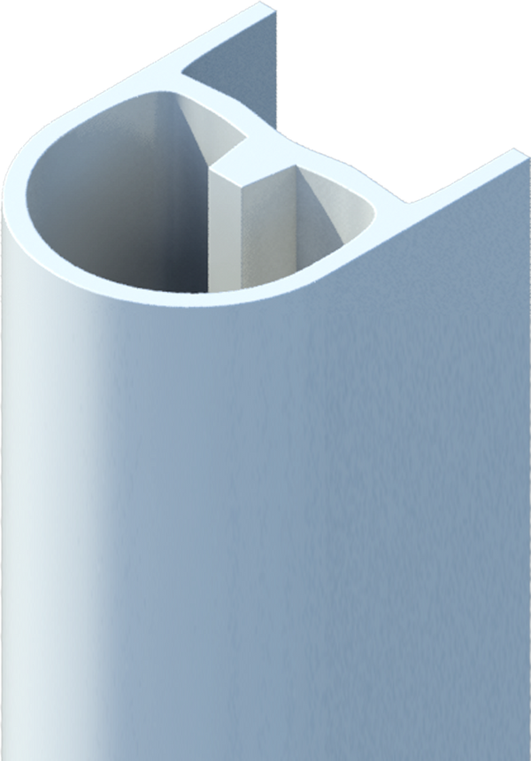 Flexmaster Dock Fender 8' Long White, unmounted