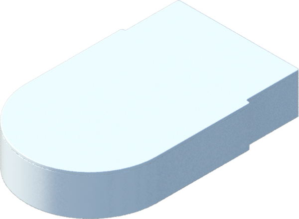 Flexmaster End Cap, White