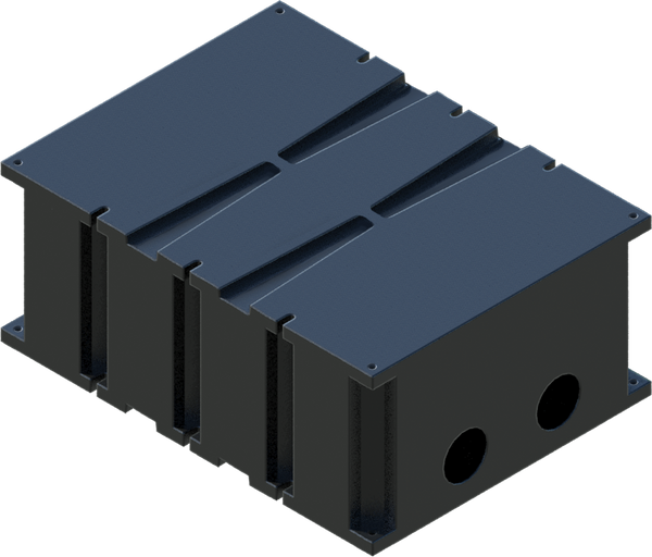 Permafloat Double-Flanged Wave Attenuator Hollow Bottom Shell
