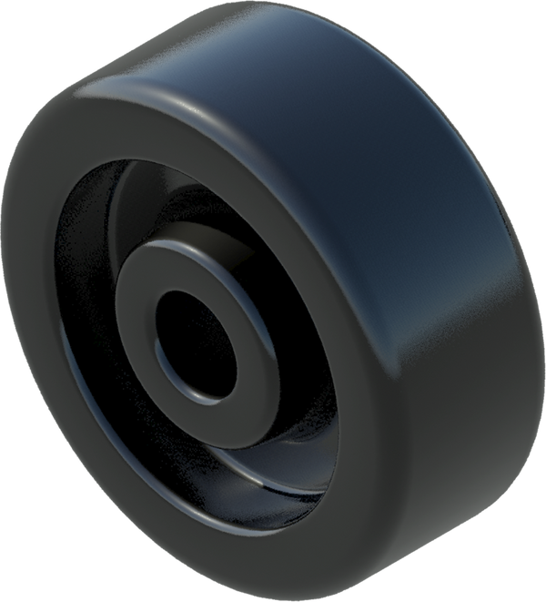 Black Phenolic Wheels 5" x 2"